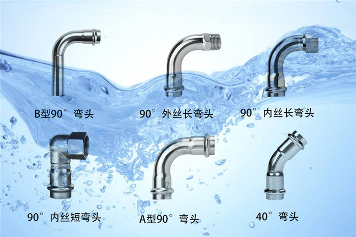 不锈钢双卡压管件